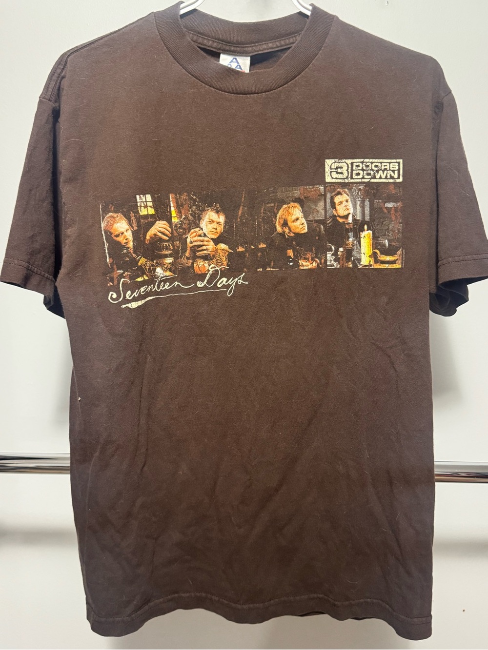 VTG 2005 3 Doors Down Seventeen Days Concert Tour T-Shirt